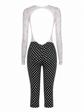 Load image into Gallery viewer, Laced Dotted Jumpsuit