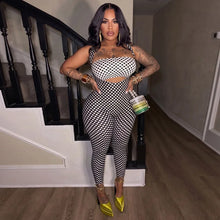 Load image into Gallery viewer, Dotted 2 Pcs Jumpsuit Set