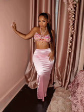 Load image into Gallery viewer, Satin Slit Skirt
