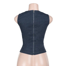Load image into Gallery viewer, Tamia Denim Top