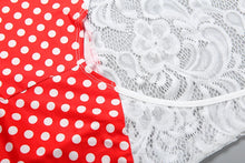 Load image into Gallery viewer, Laced Dotted Jumpsuit