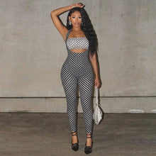 Load image into Gallery viewer, Dotted 2 Pcs Jumpsuit Set