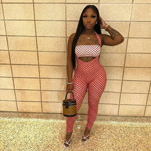 Load image into Gallery viewer, Dotted 2 Pcs Jumpsuit Set