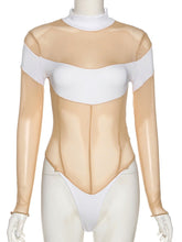 Load image into Gallery viewer, Mesh Mami Bodysuit