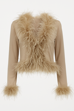 Load image into Gallery viewer, Ophelia Ostrich Feather Jacket
