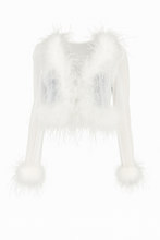Load image into Gallery viewer, Ophelia Ostrich Feather Jacket
