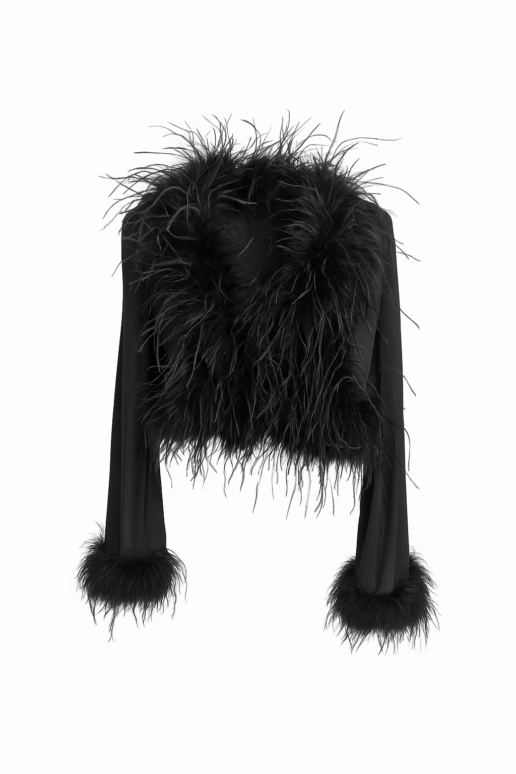 Ophelia Ostrich Feather Jacket