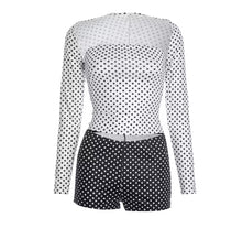 Load image into Gallery viewer, Dotted 3 Piece Shorts Set
