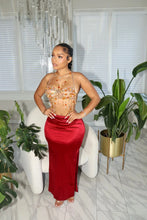 Load image into Gallery viewer, Satin Slit Skirt
