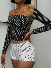Load image into Gallery viewer, Dotted 3 Piece Shorts Set

