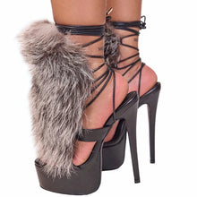 Load image into Gallery viewer, Fatima Fur Heels
