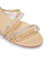Load image into Gallery viewer, Chandelier Crystal Flat Sandals
