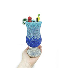 Load image into Gallery viewer, Blue Curacao Bling Bag
