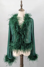Load image into Gallery viewer, Ophelia Ostrich Feather Jacket

