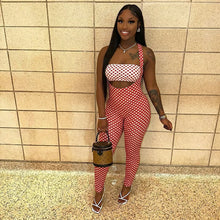 Load image into Gallery viewer, Dotted 2 Pcs Jumpsuit Set
