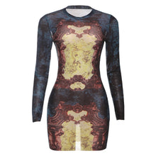 Load image into Gallery viewer, JPG Bluey Mesh Dress
