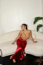 Load image into Gallery viewer, Satin Slit Skirt
