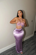 Load image into Gallery viewer, Satin Slit Skirt
