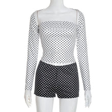 Load image into Gallery viewer, Dotted 3 Piece Shorts Set

