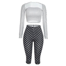 Load image into Gallery viewer, Dotted 3 Piece Capri Set
