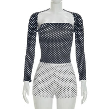 Load image into Gallery viewer, Dotted 3 Piece Shorts Set
