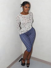 Load image into Gallery viewer, Laced Dotted Jumpsuit
