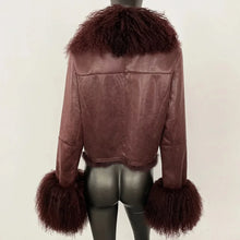 Load image into Gallery viewer, Chardonnay Mongolian Fur Coat
