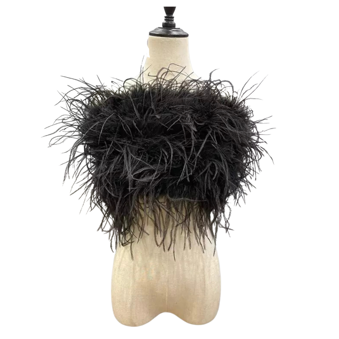 Ostrich Feather Top