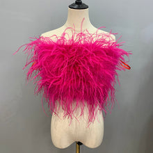 Load image into Gallery viewer, Ostrich Feather Top

