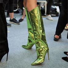 Load image into Gallery viewer, Metallic Boots Green
